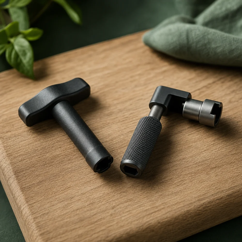Two generic bow tuning tools shown side by side