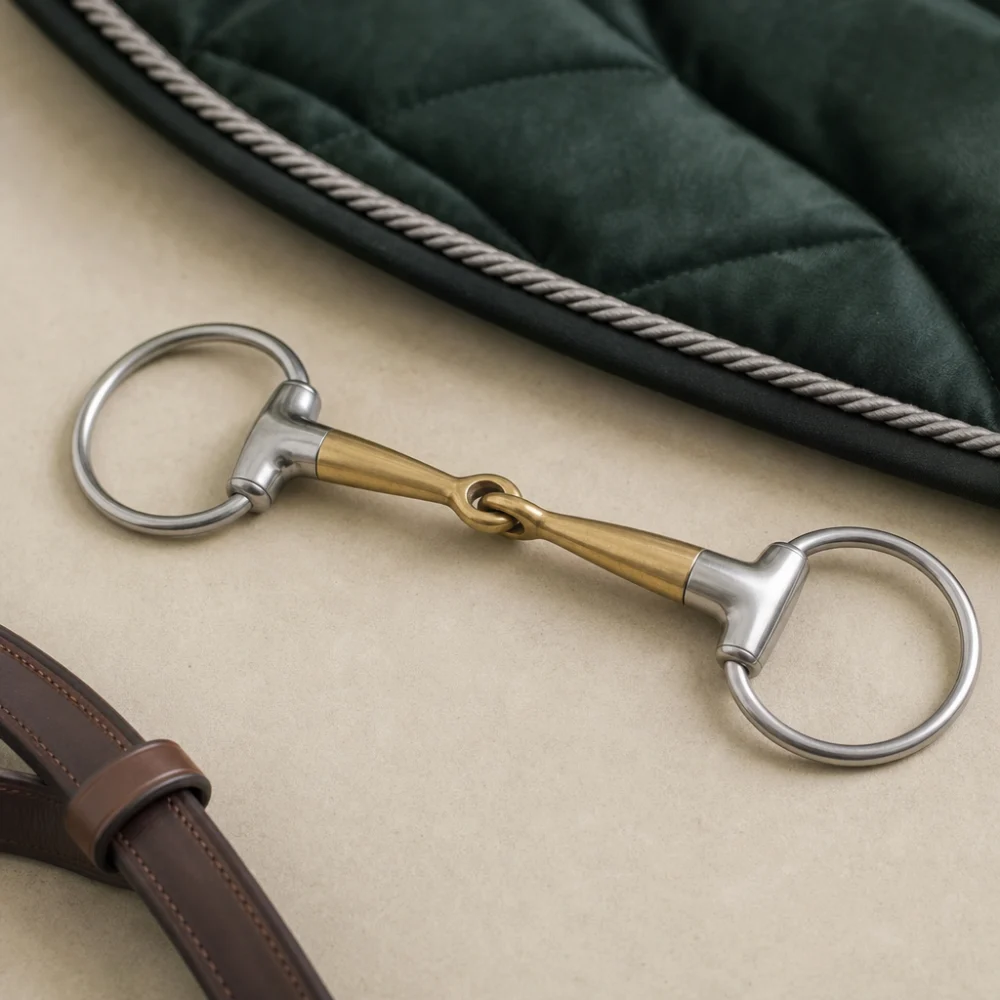 A generic horse bit displayed on a neutral background.