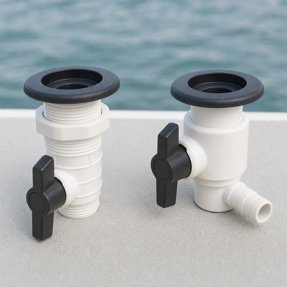 Two generic livewell accessory types shown side by side